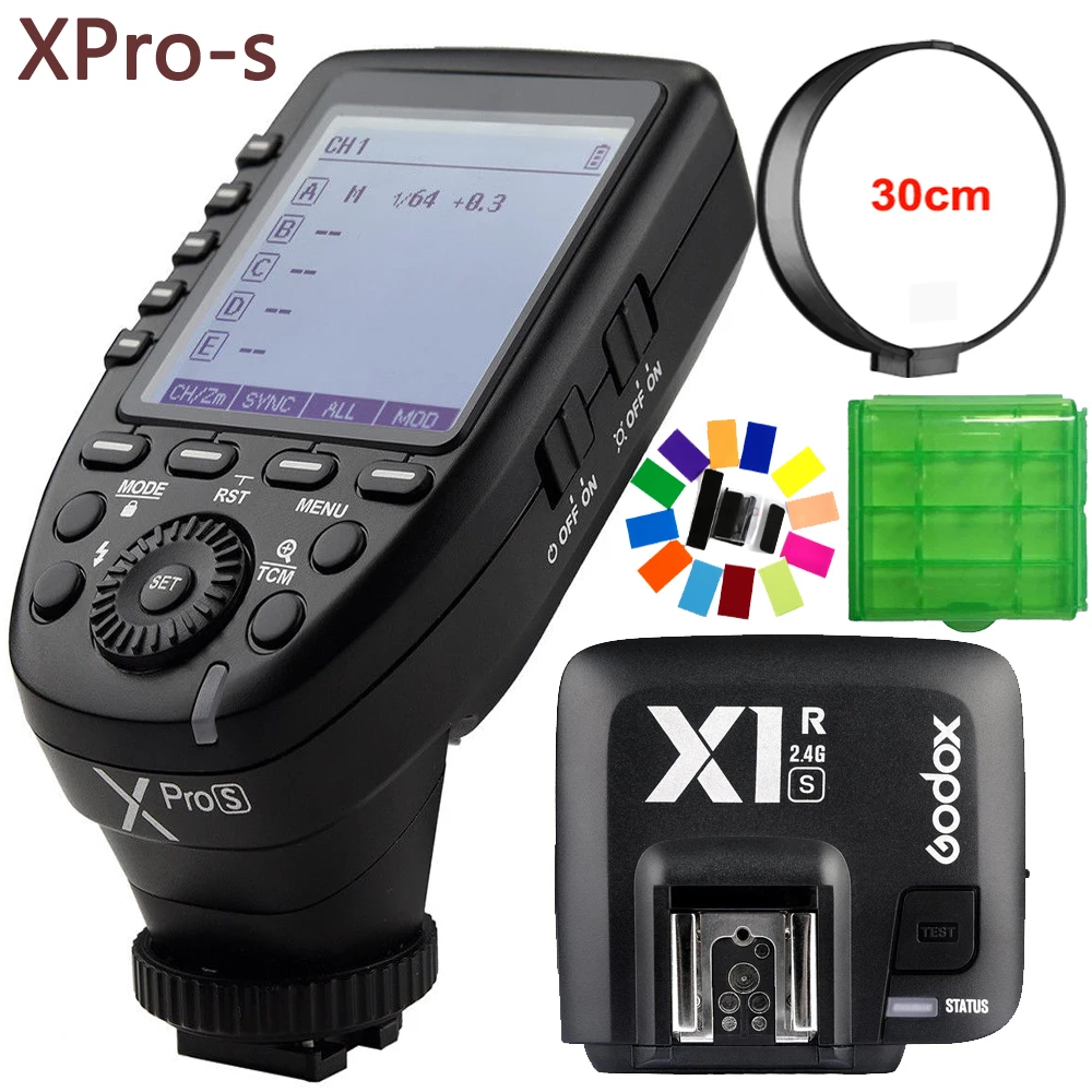 

Godox Xpro-S 32 Channels TTL II 2.4G X System Wireless Control Remote Trigger with X1R-S Controller Receiver for Sony Flash DSLR