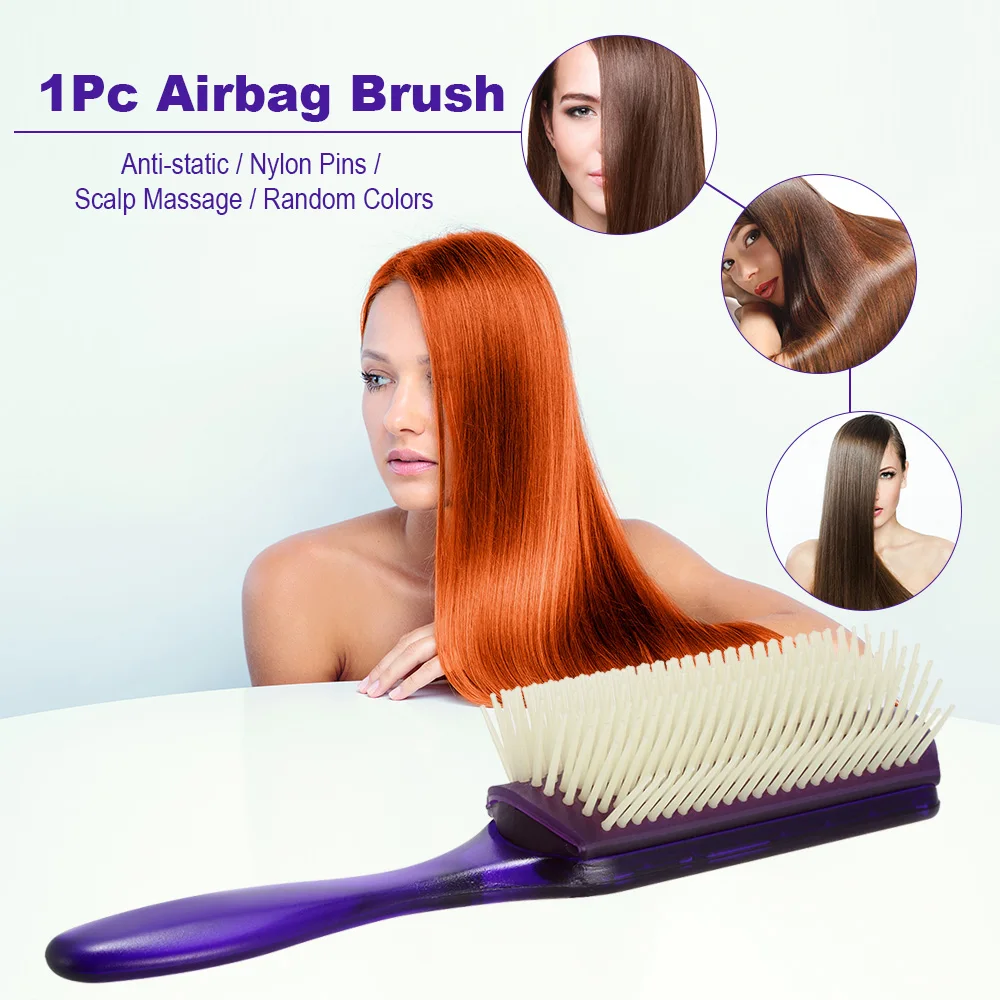Professional Anti-static Hair Comb Hairstyle Nylon Pins Scalp Massage Detangling Hair Brush Barber Hairdressing Styling Tools Professional Anti-static Hair Comb Hairstyle Nylon Pins Scalp Massage Detangling Hair Brush Barber Hairdressing Styling Tools