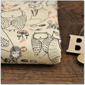 

Charming forest super soft full cotton fabric