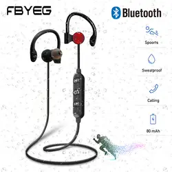 FBYEG K1 Беспроводной Bluetooth наушники спортивные стереонаушники бас гарнитура с микрофон гарнитуры Bluetooth для Xiaom