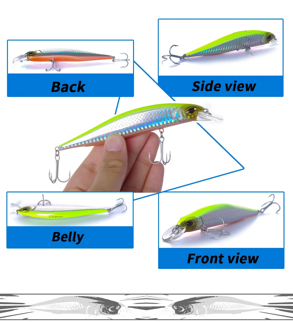 EVERCATCH jerkbait приманки-Воблеры 13,5 см 19 г жесткая приманка гольян рыболовная приманка с магнитной системой веса длинный литье VMC hanks