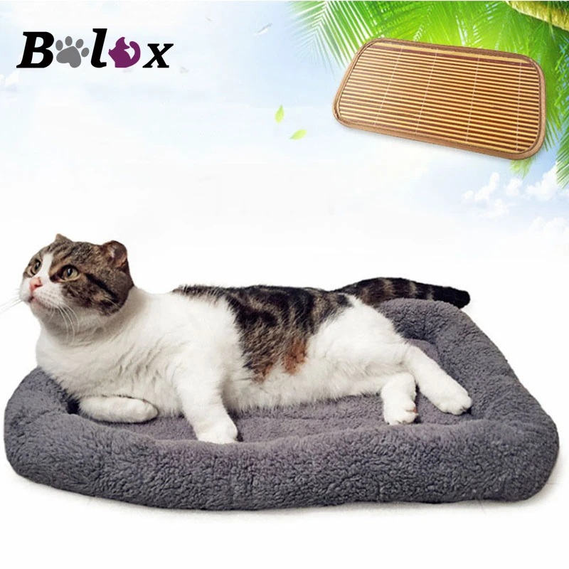 

Bolux Dog Beds For Medium Dogs Cats Cushions Mats Cotton Material Two Pieces Pet Beds Cushion Puppy Kitten Sofa Animal Supplies