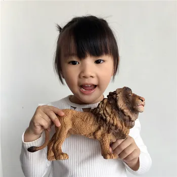 

Simulated animal model PVC Lion Tiger Elephant Dinosaur Zebra action figure kids gift collection toys