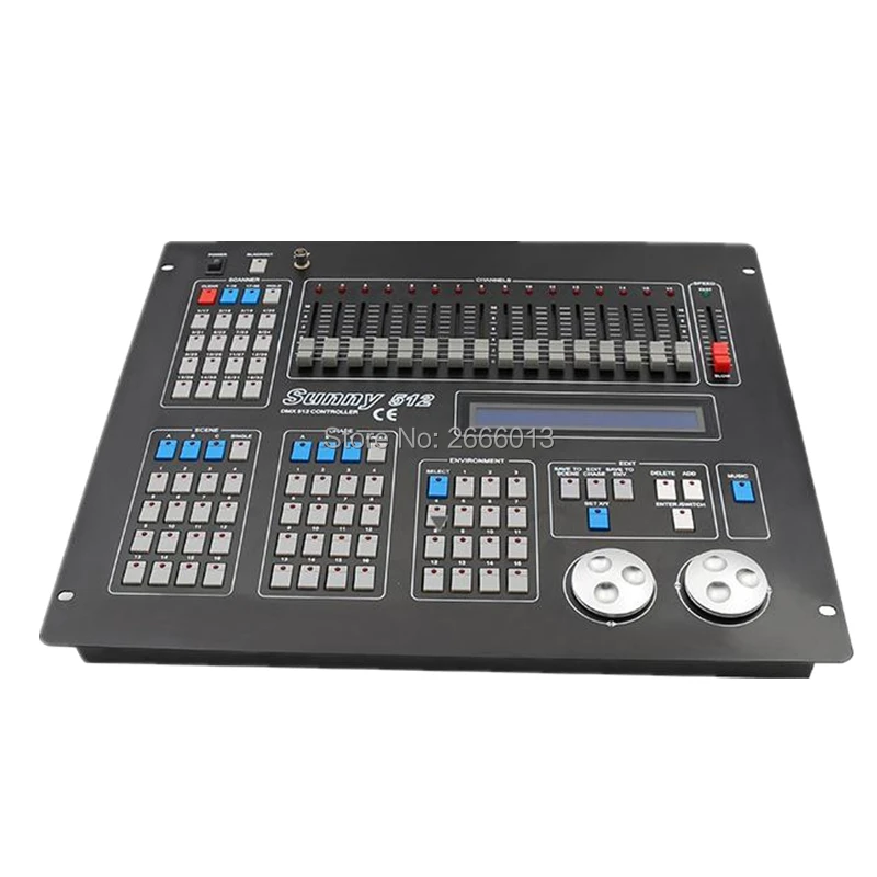 

Sunny 512 DMX Console Sunny 512 DMX Controller,Scanner Lighting Console Professional DJ Console/DMX512 Console For Stage Lights