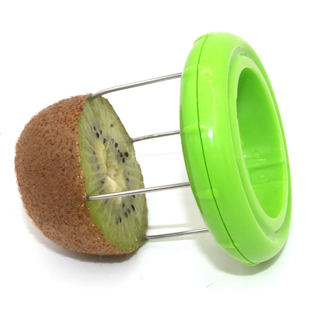

2 in 1 Kiwi Cutter Slicer Peeler Digging Core Twister Kiwifruit Slicer Gadgets Fruit Kitchen Tools Accessory