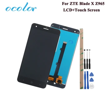 

ocolor For ZTE Blade X Z965 LCD Display and Touch Screen Assembly Replacement With Tools + Adhesive For ZTE Blade X Z965 Phone