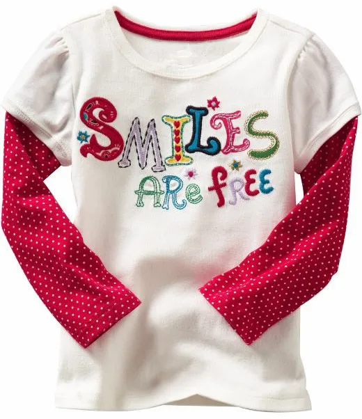 VIDMID футболка для девочек от 1 до 6 лет футболка для девочек детские футболки брендовая одежда для детей блузка для девочек детская одежда блузы с длинным рукавом - Цвет: as photo
