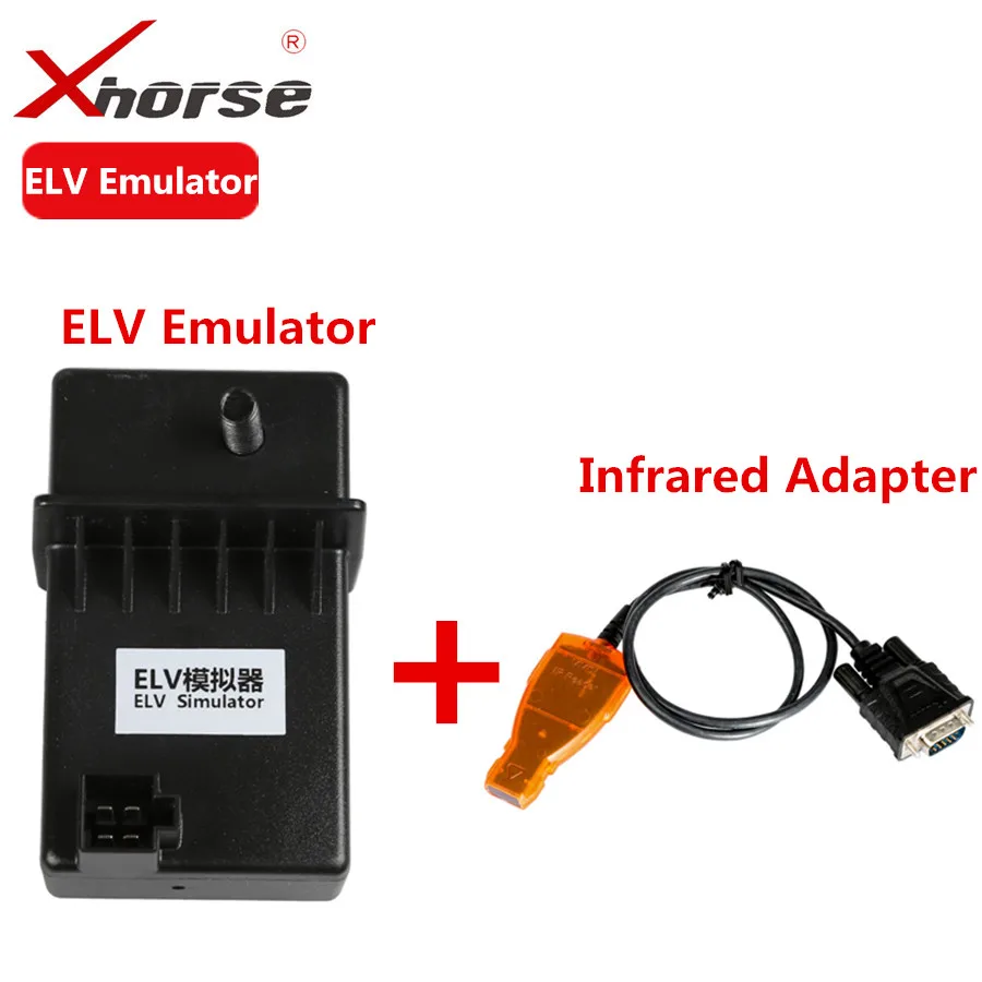 Оригинальный эмулятор XHORSE ELV для Benz 204 207 212 с эмулятором программатор VVDI MB Tool инфракрасного адаптера Benz|elv