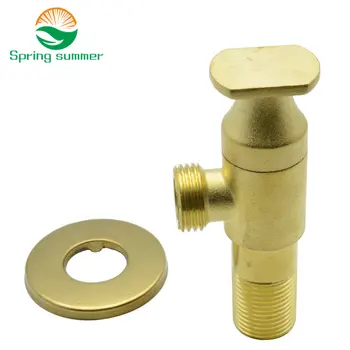 

SPRING SUMMER antique brass Triangle valve bathroom accessory 1/2*1/2 angle valves Stop Shut Off Water Triangle