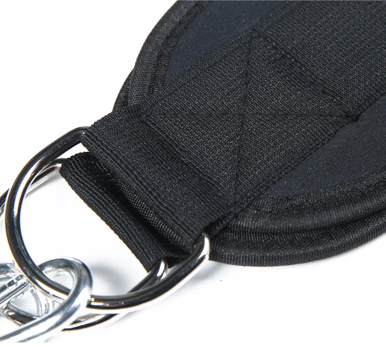 Fitness Equipments Dip Belt Weight Lifting Belt With Chain Gym Body Waist Strength Training Power Building Dipping Chain Pull Up