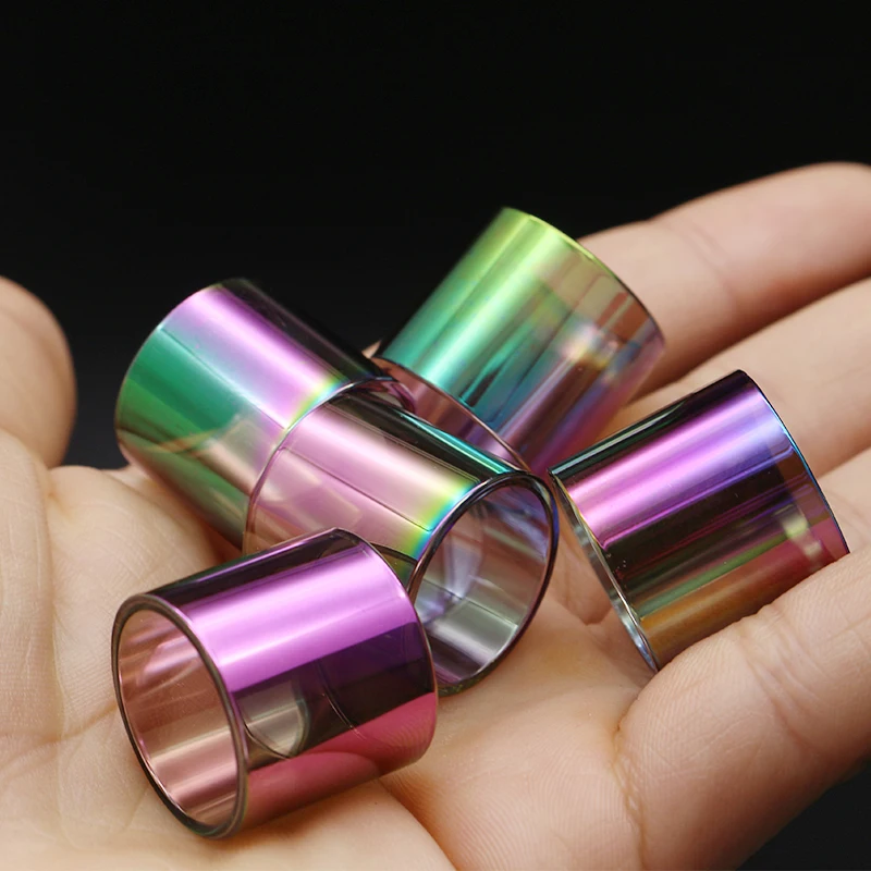 

3pcs Original vapesoon Replacement Rainbow Glass Tube For tfv8 baby 2ml baby 3ml Atomizer tank rainbow tube