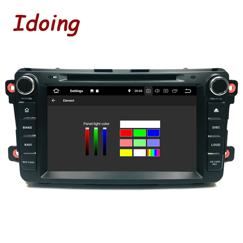 Best Idoing 2Din Android 9.0 For Mazda CX9 Car DVD Player 8"GPS Navigation 4G+64G Phone Link Bluetooth RDS Car Radio Fast Boot 2