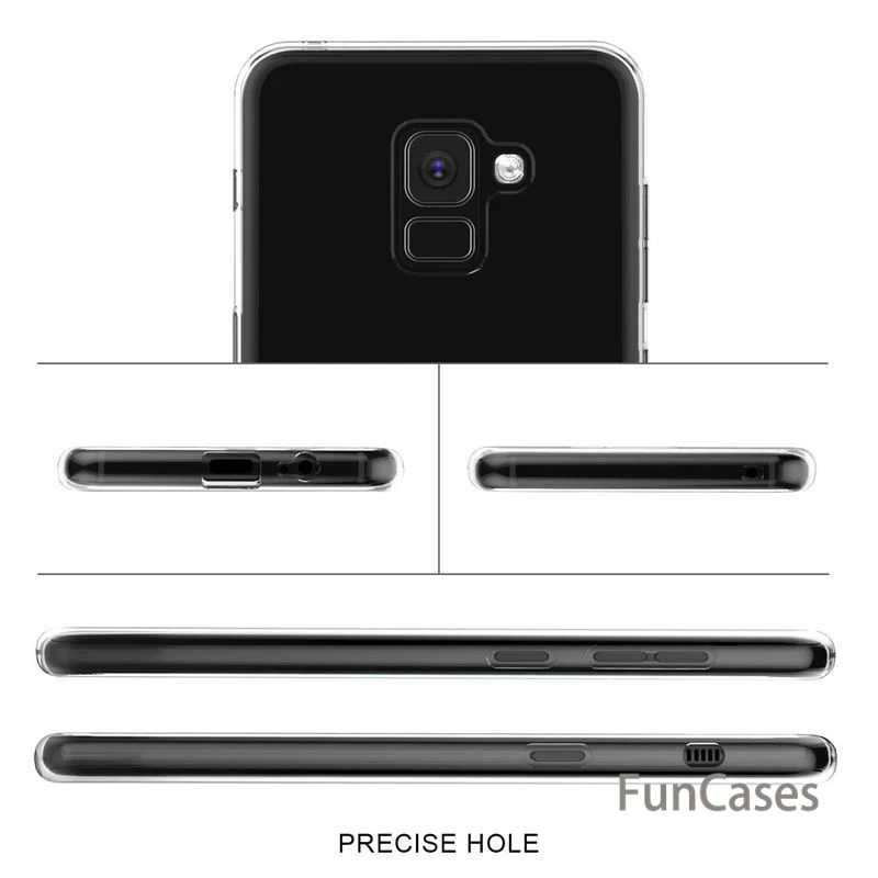 Для samsung Galaxy A6 2018 A6plus + 6 Plus Clear для J4 Core J7 DUO S10 Lite A8S A6S J6 J8 A9 звезда A8 J3 A750|Бамперы| |