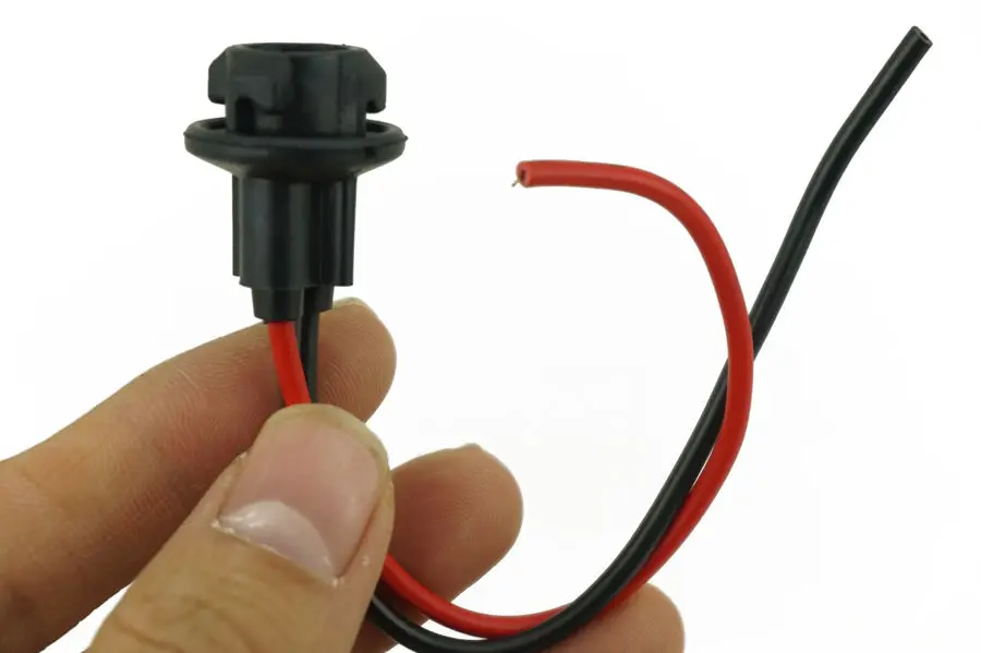 10 шт./лот T10 W5W автомобиля Клин SMD СВЕТОДИОДНЫЙ фонарь переходник с удлинителем гнездо