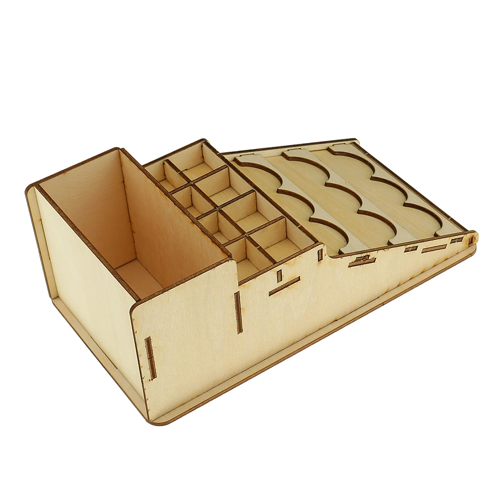 Wooden Epoxy Tools Storage Stand Holder Paints Bottle Rack Organizer for Hobbies #4