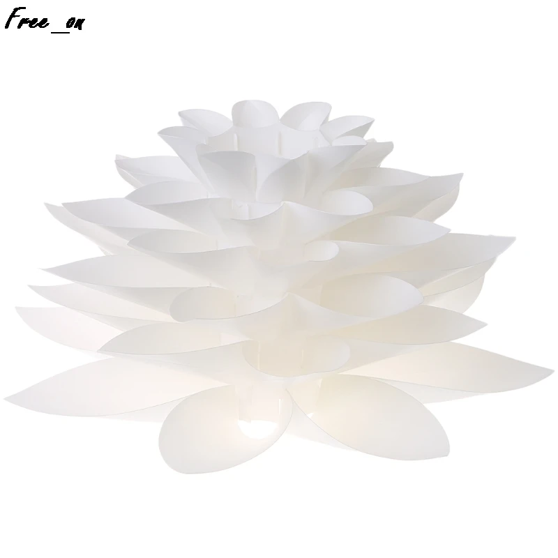 

DIY Lily Lotus IQ Puzzle Chandelier LED E27 Pendant Lampshade Cafe Restaurant Ceiling Hanging Lamp Decoration