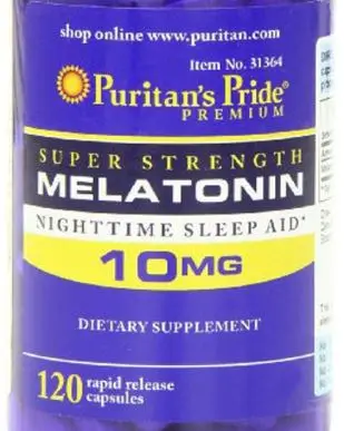 

NEW PRIDE--Free shipping Melatonin 10 Mg-120 Caps Night Time Sleep Aid