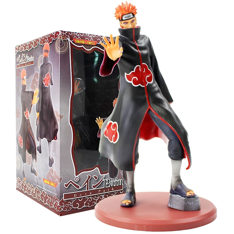 25cm Anime Naruto Shippuden Deva Path Pain Pein PVC Action Figure Collectible Model Toy-in