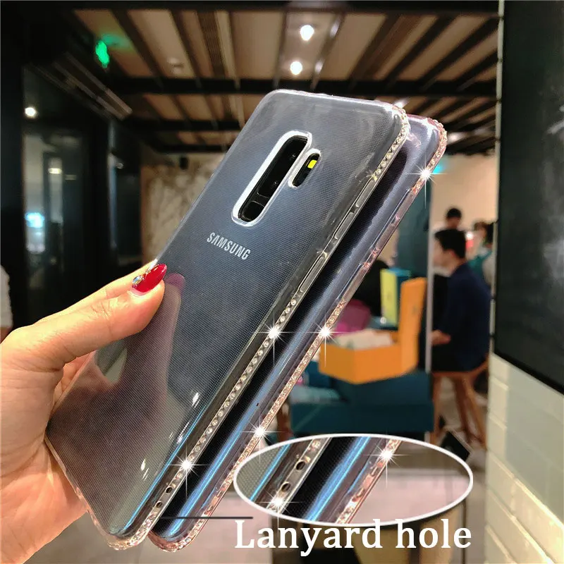 

Women Cute Diamond Case For Samgung Galaxy A10 A20 A30 A40 A50 A60 A70 M10 M20 M30 2019 Cover Silicone TPU Soft Phone Cases