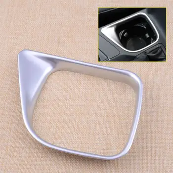 

CITALL Car Chrome ABS Plastic Matte Finish Plated Interior Cup Holder Position Panel Cover Trim for Toyota RAV4 2016 2017 2018