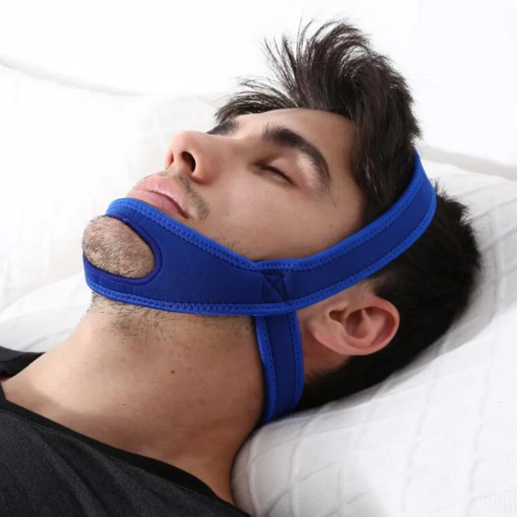 Для мужчин anti Snore ремешок для подбородка стоп храп пояс приступ апное во время сна Поддержка ремни для женщин, для ночного аппарат для сна инструменты Cpap маски JU11