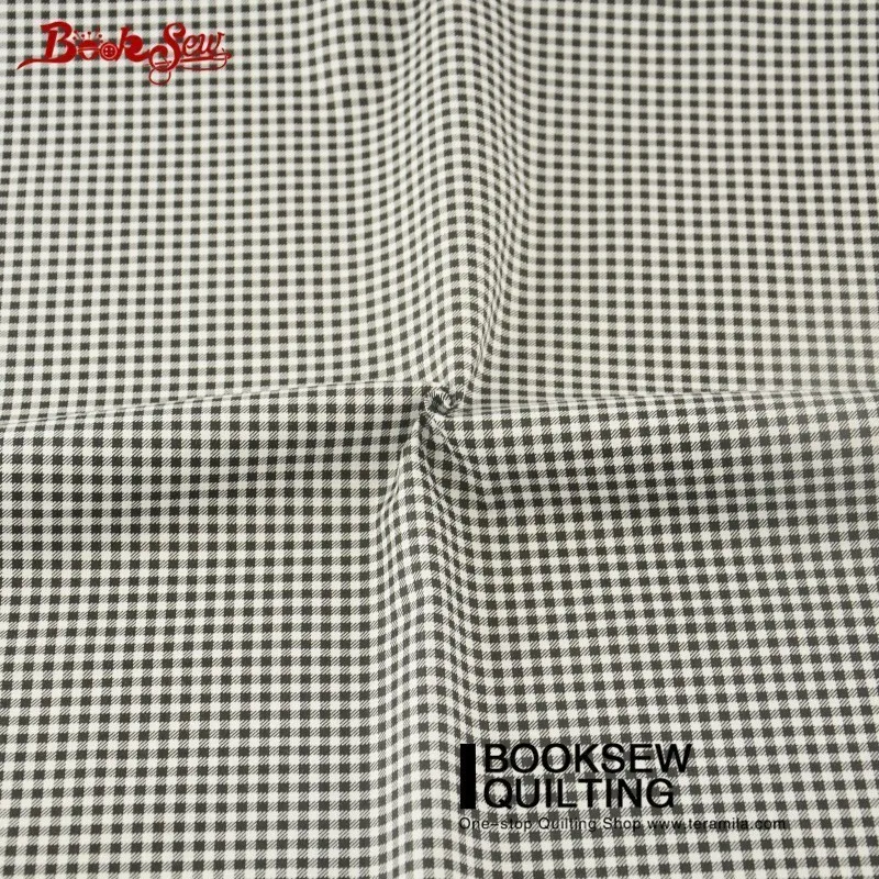 Booksew тканевый измеритель ткани черный узор в клетку 100% хлопок мягкие Швейные