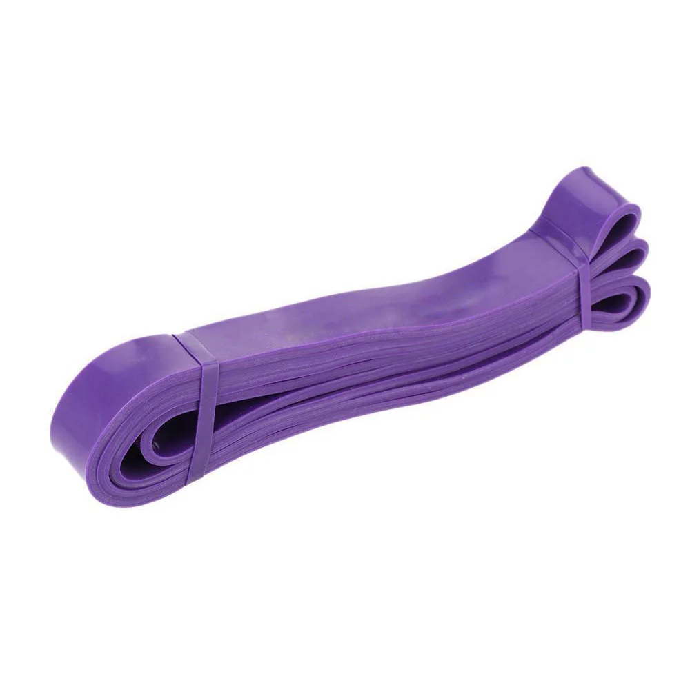 

Fitness Resistance Bands Exercise Loop CrossFit Yoga Exercise Latex 35-85Lbs purple