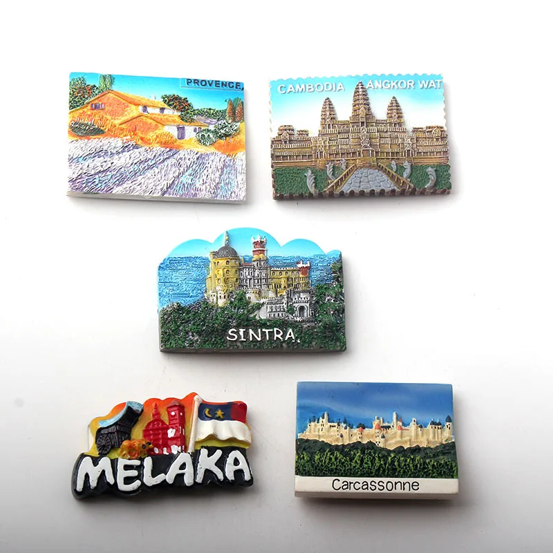 

Provence Melaka Sintra 3D High-end Resin Fridge Magnets Gift Refrigerator Magnetic Sticker Home Decoration