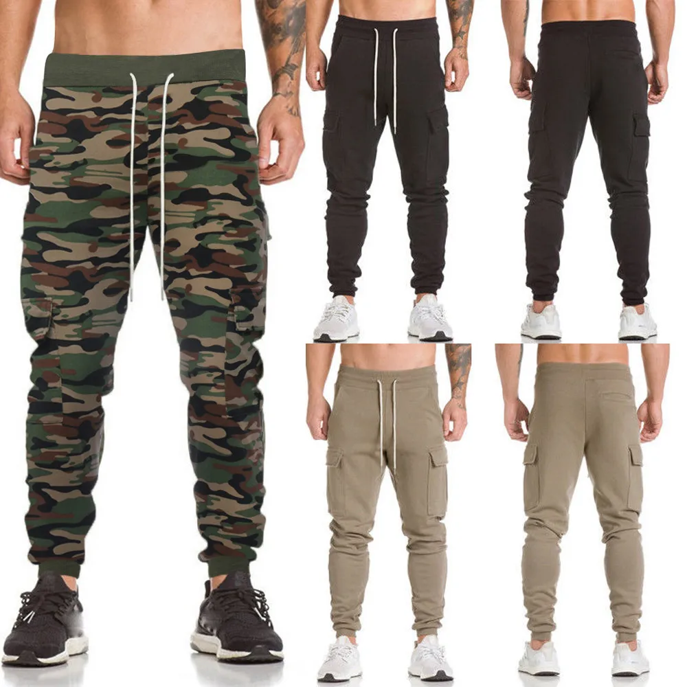 

Newly 2019 Mens Autumn Winter Joggers Patchwork Casual Drawstring Sweatpants Trouser Pants Dropshipping 3.21