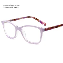 Девушка дизайн дети и студентов мода розовый с принтом Дизайн Оптические очки Студенческая рамка очки G120