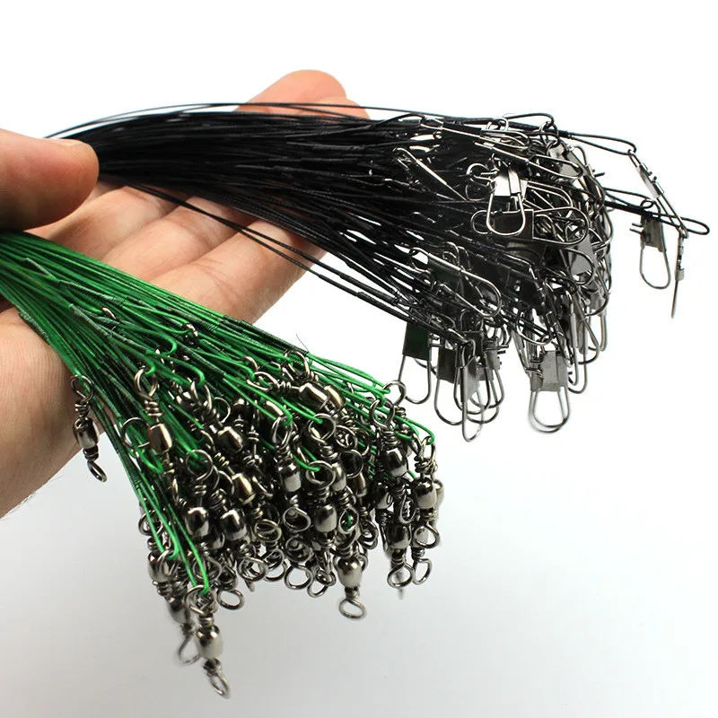 Fishing Wire Leaders Heavy Duty Fishing Stainless Steel Wire Leaders 150LB High Strength Fishing