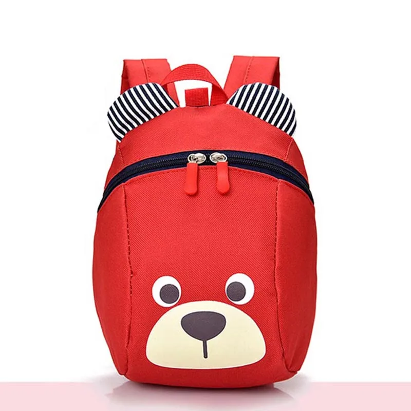 Сумка для маленьких мальчиков и девочек с изображением медведя 1-5 для милого рюкзака для детского сада, школьный рюкзак с защитой от потери