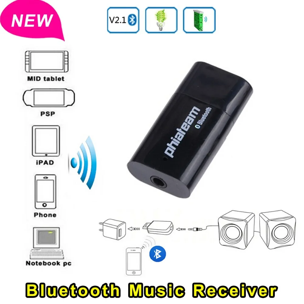 LY 10pcs/lot Newest USB Speaker bluetooth receiver usb audio Bluetooth wireless speaker Music Converter |