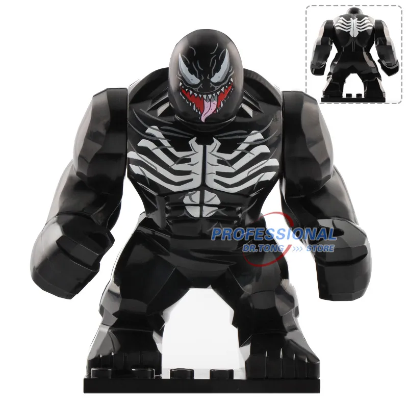 

20PCS/LOT Big Size Venom Canage Anti-Venom Action Mini Building Blocks Bricks Diy Action Figures Toys Children Gifts Xh888
