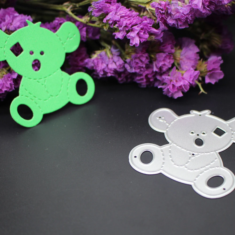 Seating Bear Metal Cutting Dies DIY Scrapbook Paper Card Album Stencil Embossing Seating Bear Metal Cutting Dies DIY Scrapbook Paper Card Album Stencil Embossing
