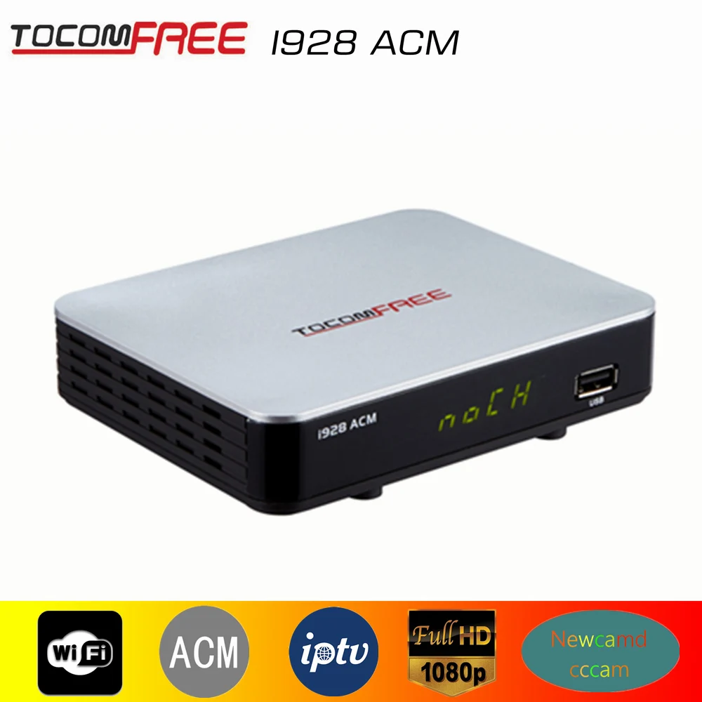 

Hot sell  New Arrival TOCOMFREE i928ACM Digital Satellite Receiver Support cccam newcam PowerVu Biss key