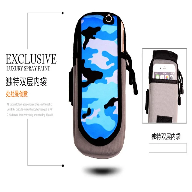 

Wholesale for 4.7-5.5 inch cellphone waterproof cellphone arm packet Running Bags Fitness arm bag