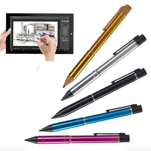 active capacitive touch screen stylus pen universal 2 3mm thin tip touch pens