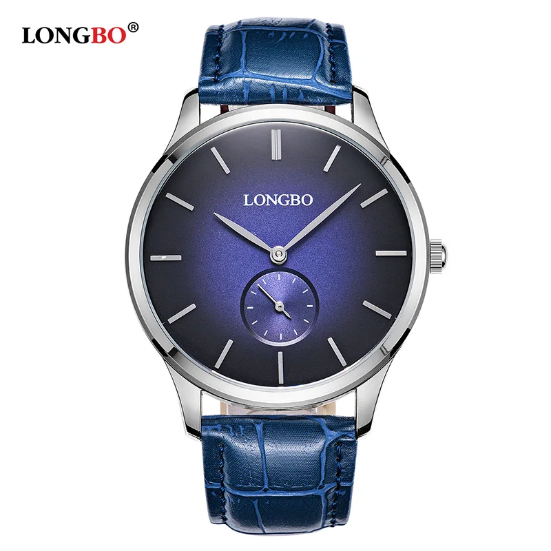

LONGBO Luxury Quartz Watch Casual Fashion Leather Strap Watches Men Women Couple Watch Sports Analog Wristwatch Gift 80263