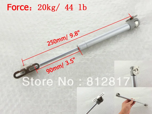 

Ball Joint 20kg 44lb Force Lift Support Gas Strut Shock Spring Prop