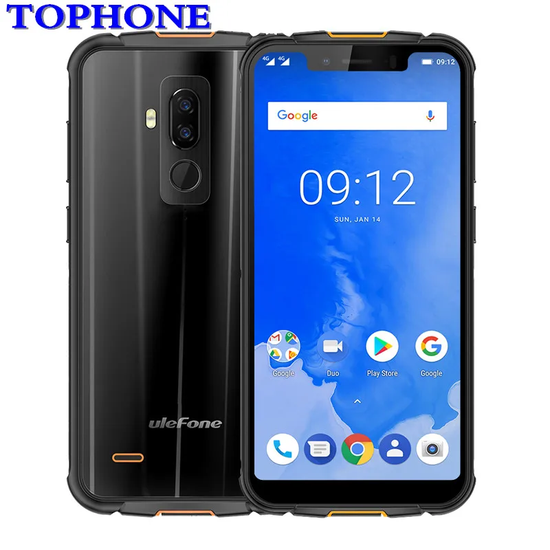 Ulefone Броня 5 IP68 Водонепроницаемый 4 г LTE мобильный телефон Android 8,1 5,85 "MTK6763 Octa Core 4 ГБ + 64 ГБ NFC Беспроводной зарядки смартфона