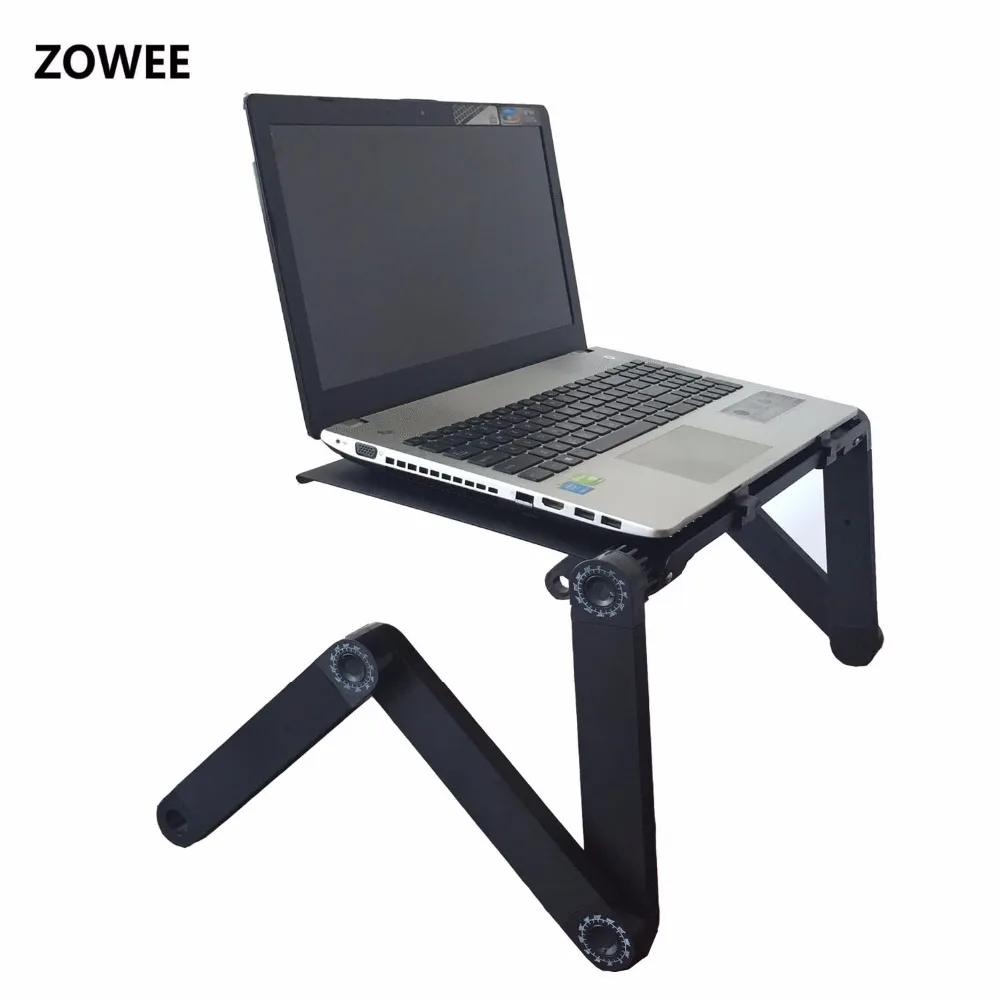 Регулируемая Портативная подставка для ноутбука Lap диван кровать лоток компьютер ноутбук стол кровать стол ZW-CD02