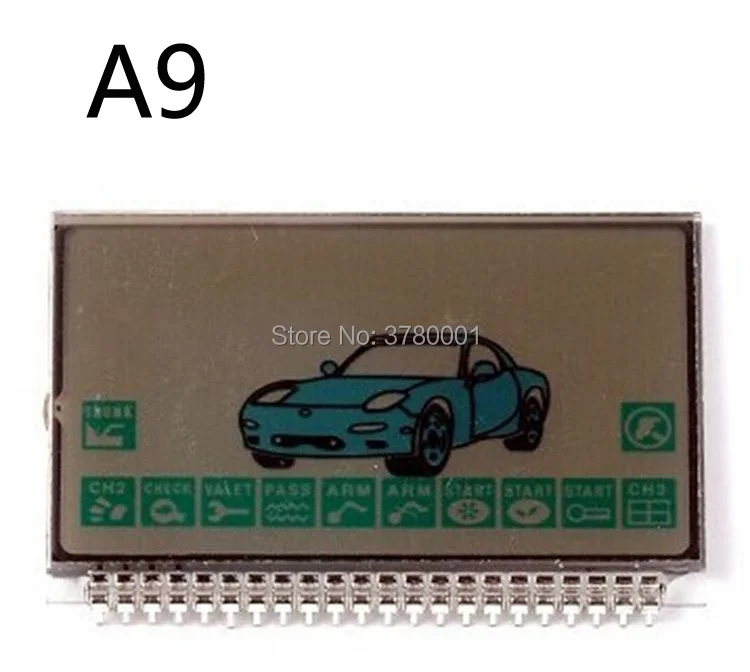 

Wholesale A9 LCD Display For Russian Two way Car Alarm System Starline A9 lcd Remote Control Keychain Fob