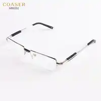 New Glasses Wide Spectacle Men Square Metal eyeglasses frames reading glasses male Myopia Presbyopic prescription eyewear frames
