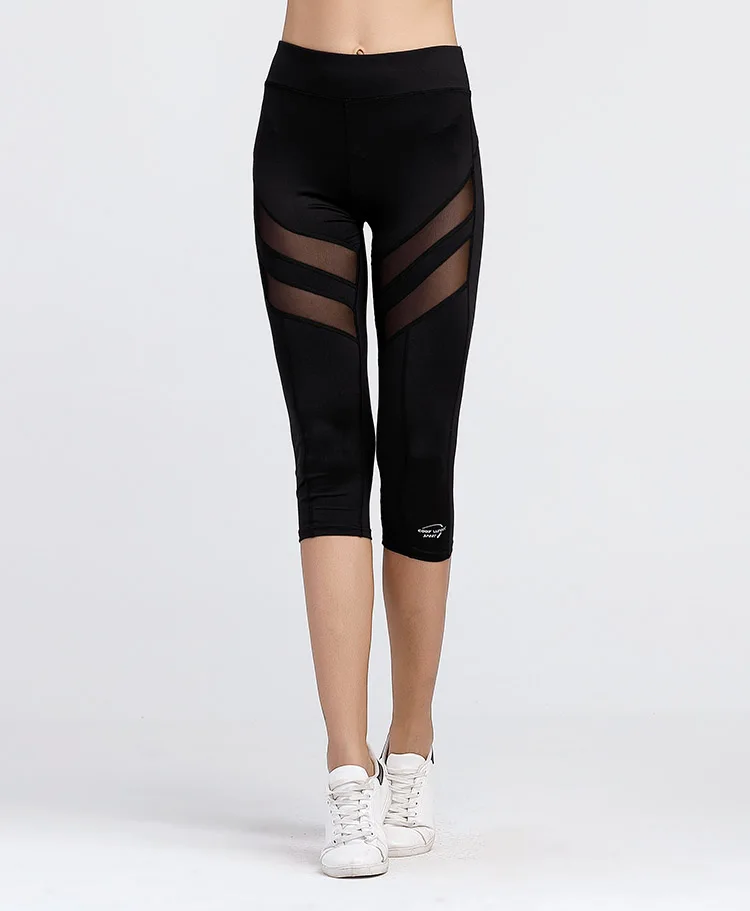 ladies capri running tights