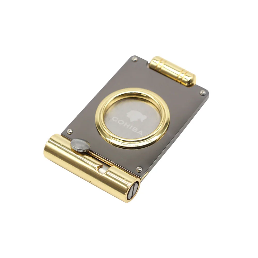 COHIBA Cigar Cutter Sharp Punch Cigars Cigarette Stainless Steel