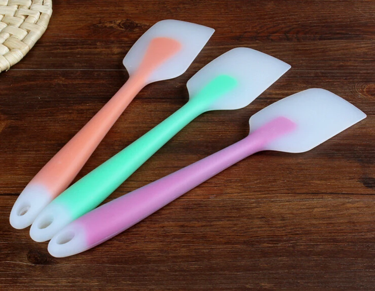 Heat Resistant Silicone Cake Spatula Translucent Non Toxic Cream