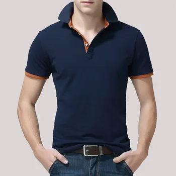 

Mens Polo Shirt Cotton Short Sleeve Polo shirts Summer Mens Clothing 2019 Regular Solid Polo Shirts Men Black Polo top