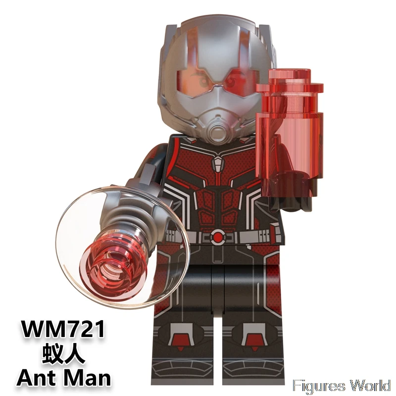 Супергерой Marvel Мстители эндигра Тор Железный человек Antman ОСА Алая ведьма Доктор Стрэндж фильм строительные блоки игрушка подарок WM6063