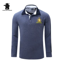 Hohe qualität herren langarm polo shirts designer mode stickerei plus größe casual polo shirts männer ziehen homme cb23d051